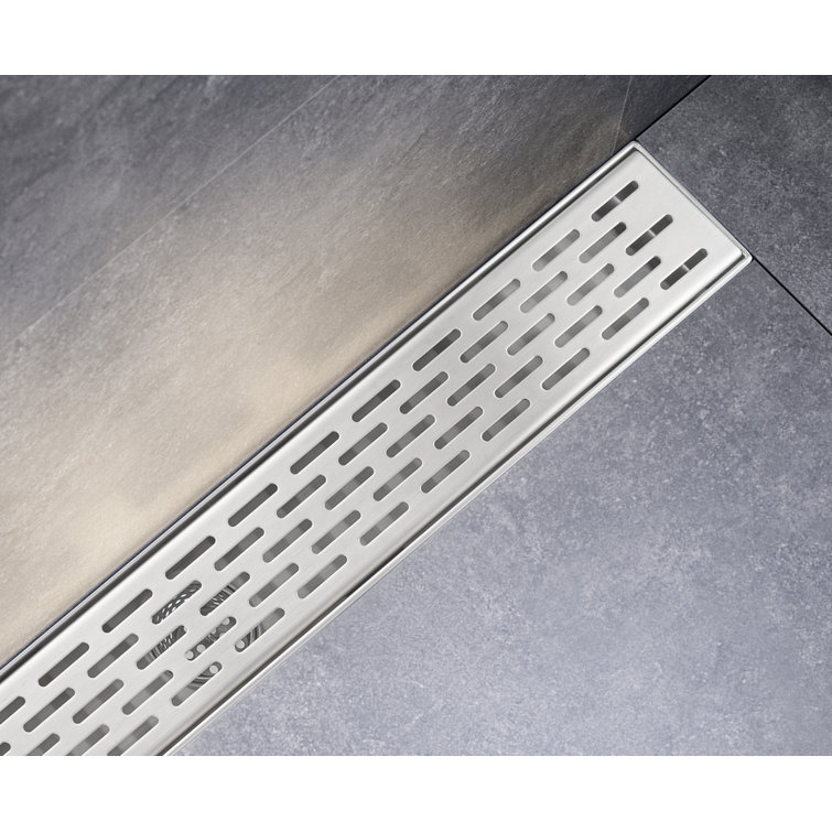 HEATGENE Linear Grid Shower Drain Wayfair